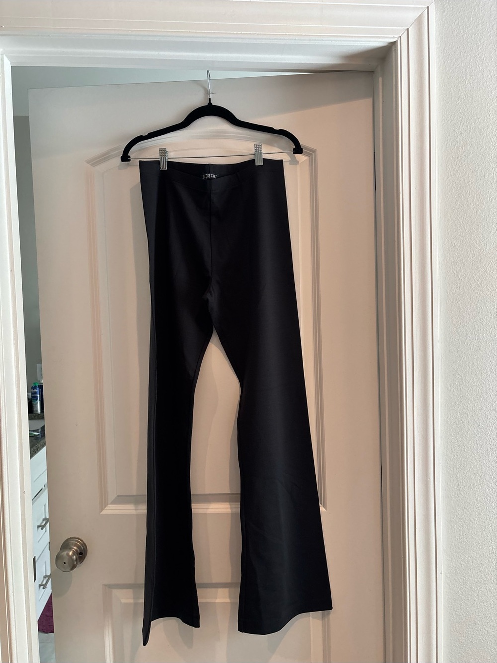 J. Crew Charcoal Boot-Cut Stretch Pants